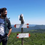 Maurizio Carucci in Val Borbera (ph Elisa Brivio)